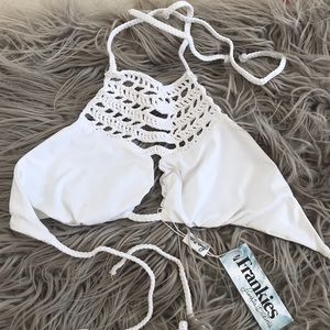 mini top white frankie’s bikini